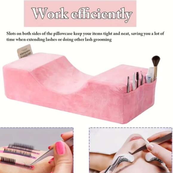Lash Extension Pillow with shelf - Picture 2 of 4